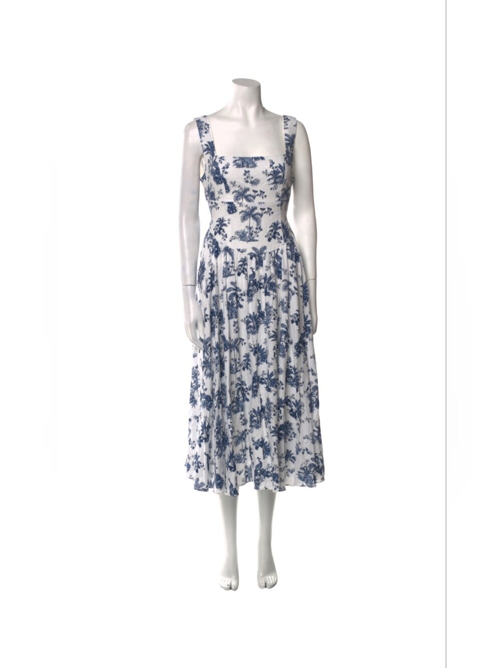 Caroline Constas x Anthropologie Linen Blend Dress